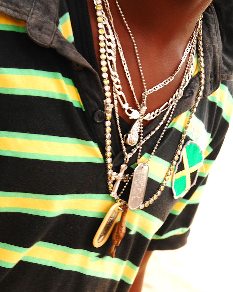 Jamaican Neck Chains Photography Art | Judith Anderson Photography