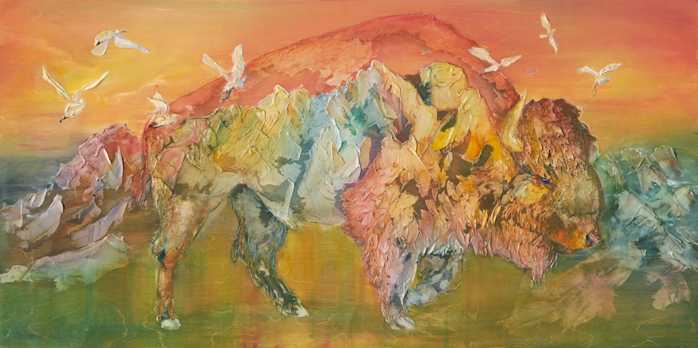 The Bison Art | Marisa Jean Art