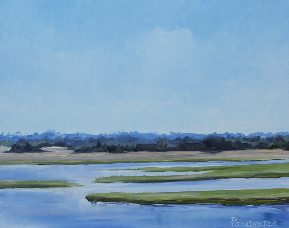 Blue Horizon | Minimalist Coastal Landscape Fine Art Print