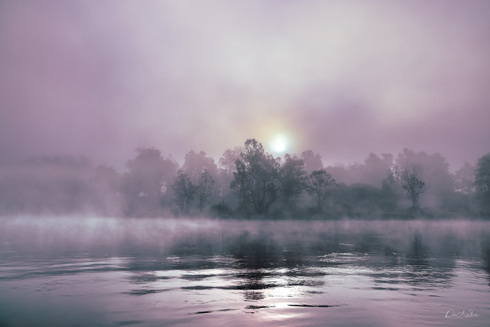 White River Purple Fog Sunrise Photography Art | Far Horizons Unlimited