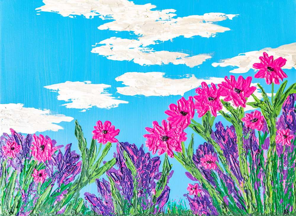 Daydreaming Fields Flowers Art | Art With Feeling