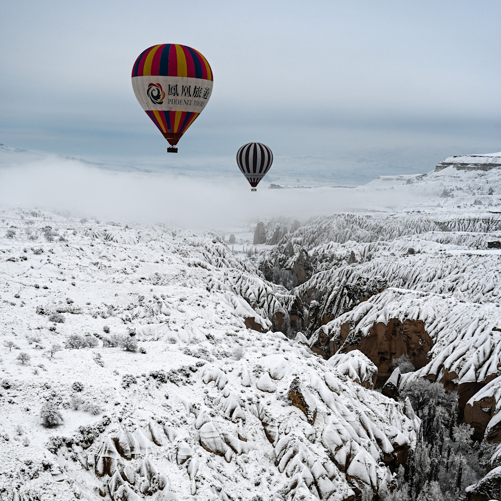 Floating Over Winter Landscape  Photography Art | Michael J. Reinhart Photography