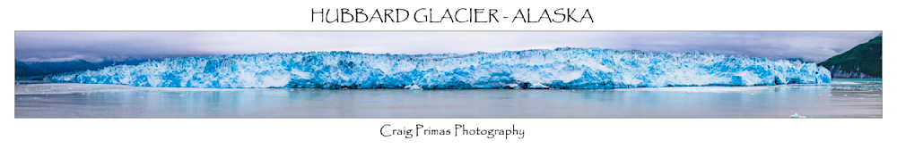 Hubbard Glacier Poster Photography Art | Craig Primas Photography