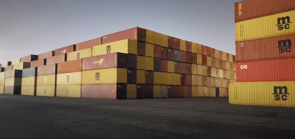 Cargo Containers At The Port Of Los Angeles Photography Art | David Louis Klein