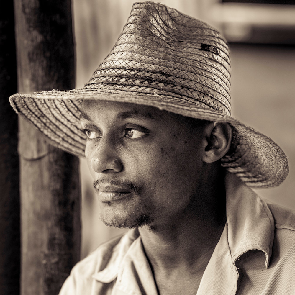 Young Cuban In Hat Photography Art | Patricia Claire Photography