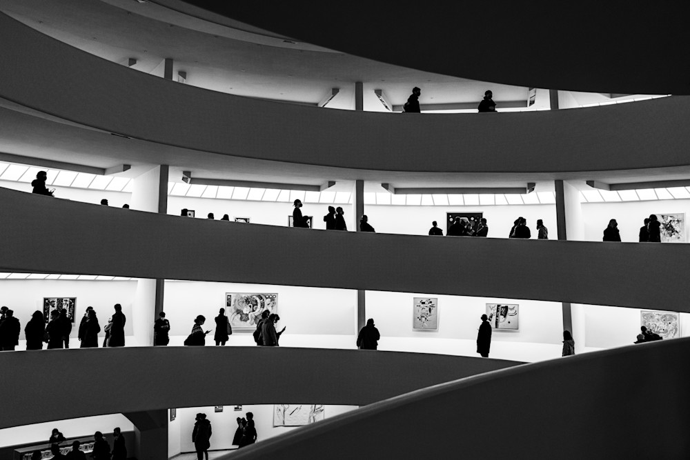 The halls of the Guggenheim Museum 