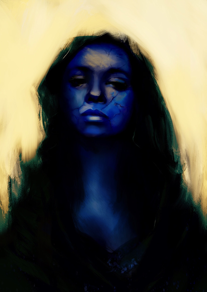 Self In Blue Figures Figures Digital Art | christinewelman