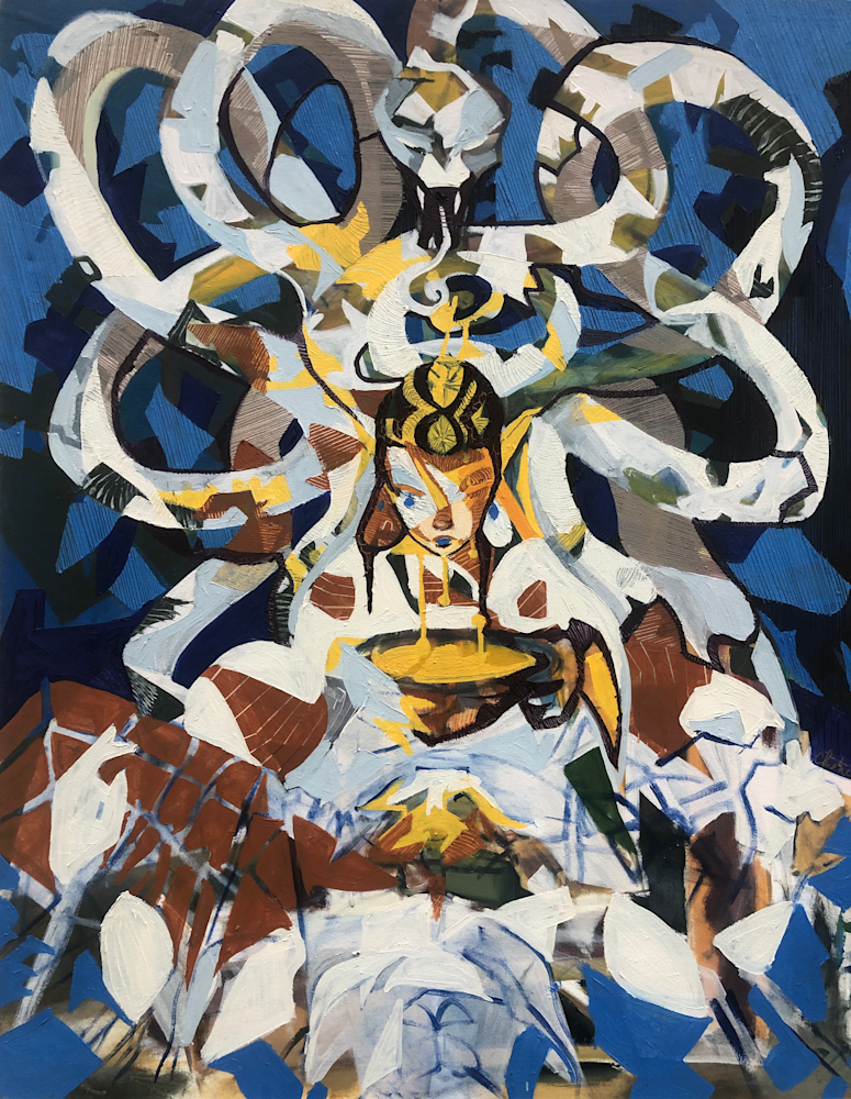 Sigyn Figures Oil 32x40 Art | christinewelman