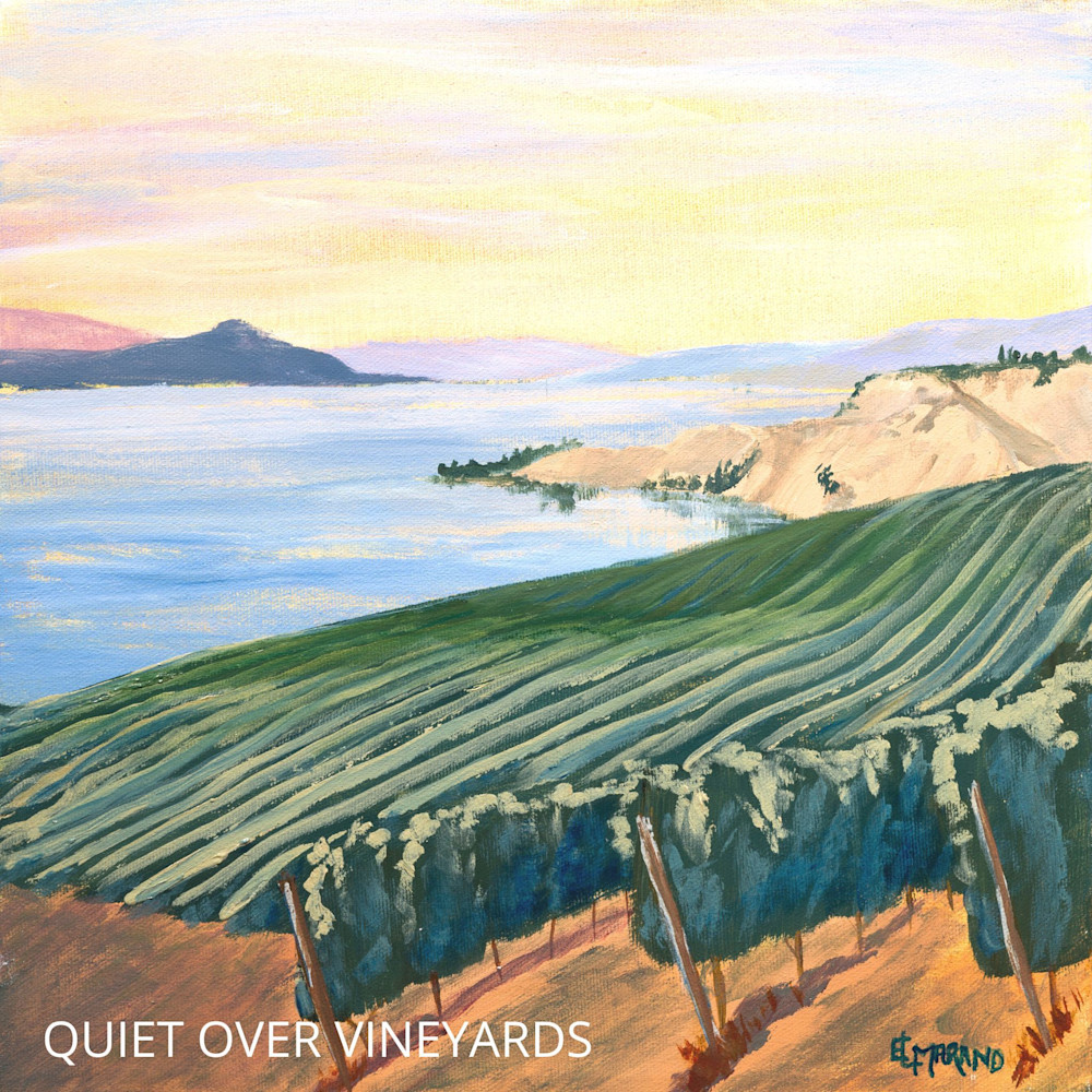 Quiet Over Vineyards Art | lynnemarand