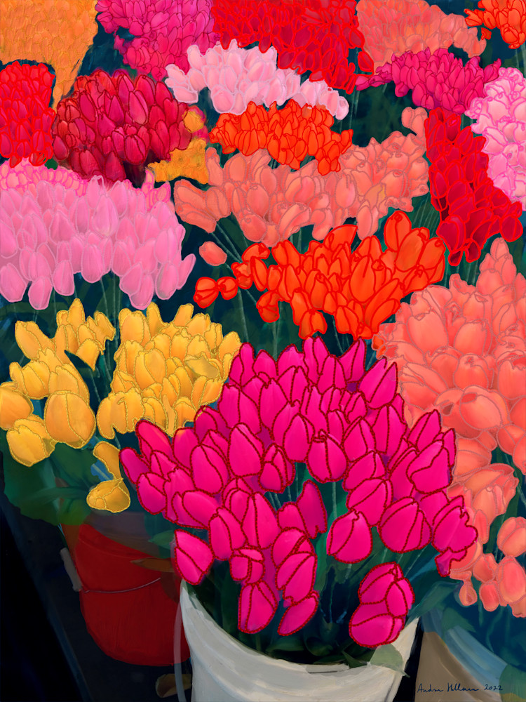 Flower Market Art | Andrea Hellman