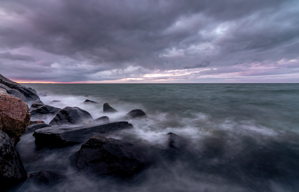 Stormy Sea At Ocean Bluff Photography Art | Richard Noyes Photography 