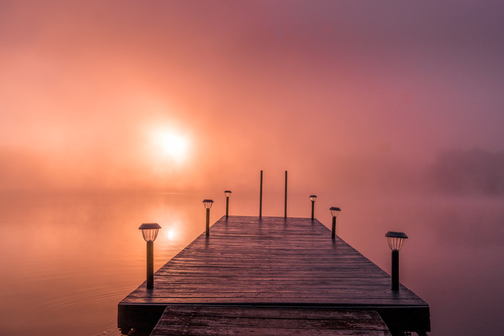 Sunrise On The Dock Photography Art | Richard Noyes Photography 