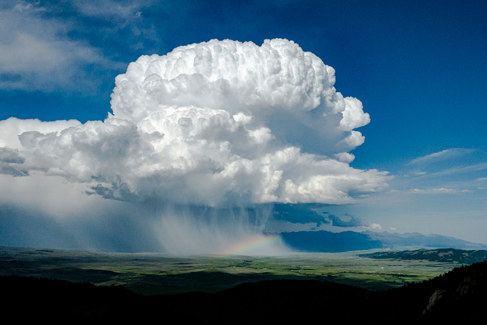 Thunderstorms across the shields valley