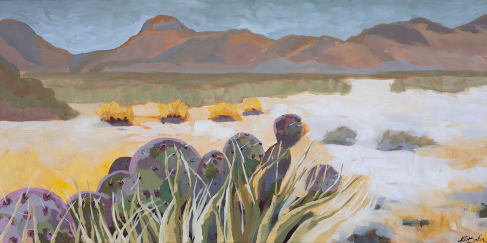 Chisos Mountains | Impressionism Painting | Niki Baker