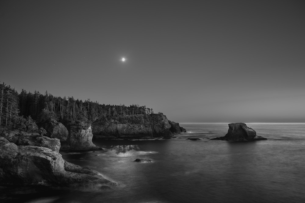 Moonlight Over Cape Flattery, Washington, 2022