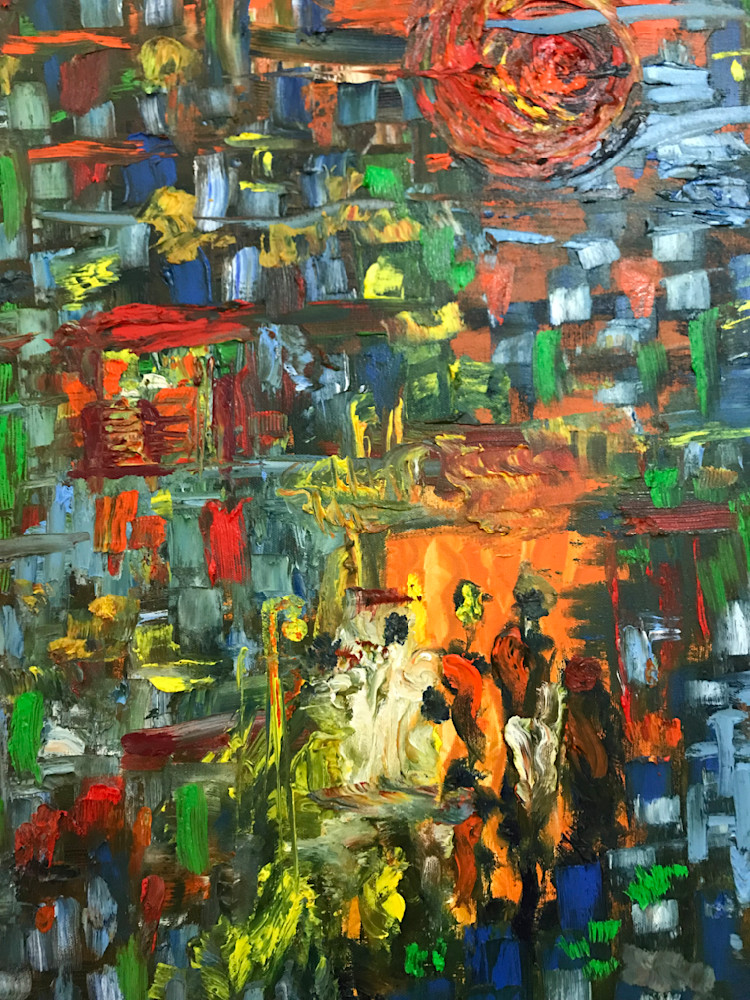 Cityscape Art | Rita Basumallick Paintings