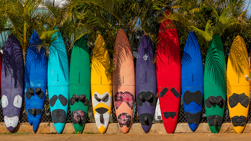 Surf Board Fence Photography Art | LightSea Images LLC