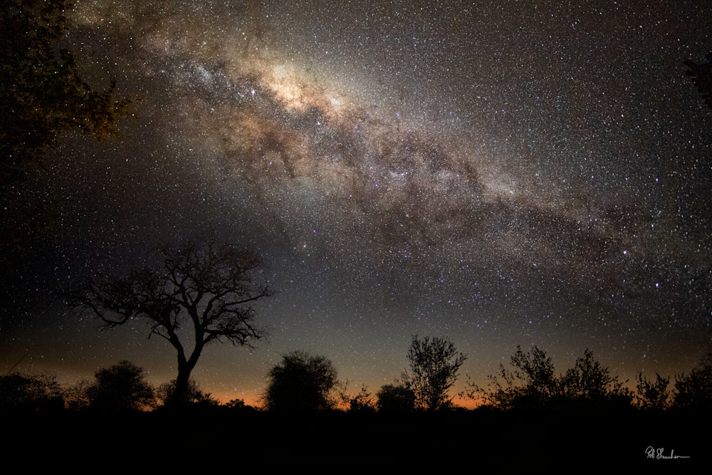 Milky Way photographed in Kruger National Park, South Africa, by Rob Shanahan