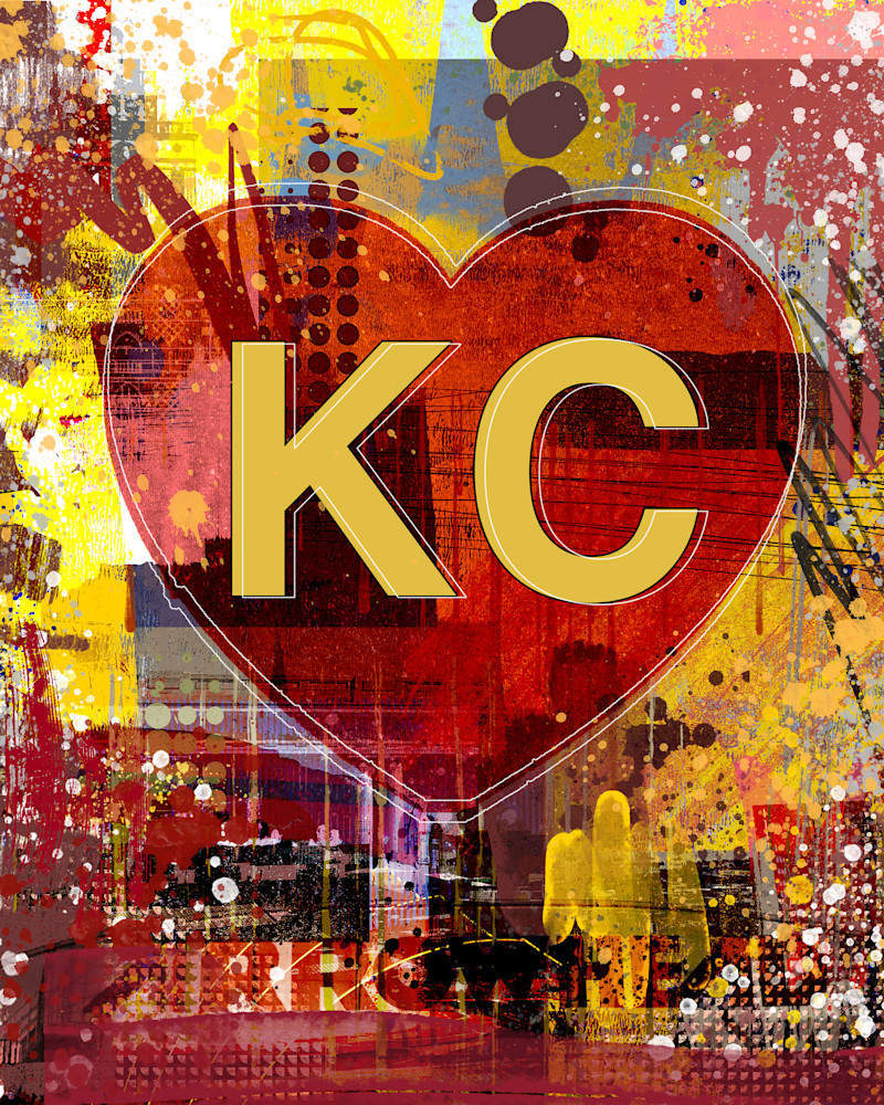 Kc Heart Red Friday Art | John Knell: Art. Photo. Design