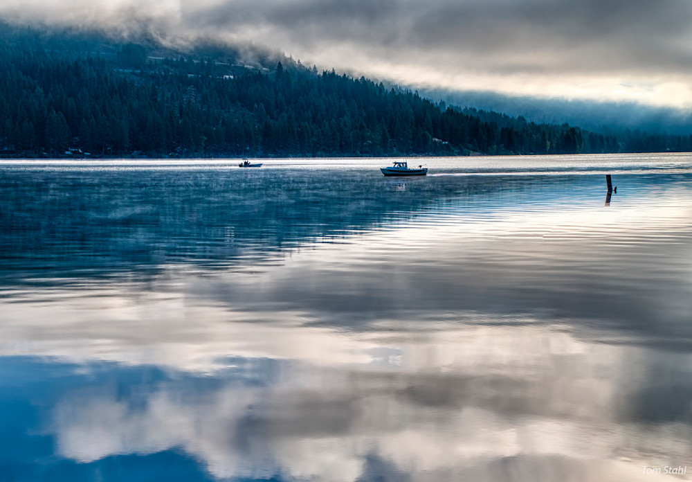 Photo morning fishing donner lake 