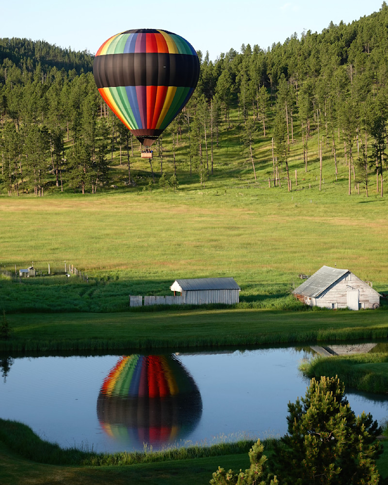 We All Float Down Here   Black Hills, Hot Air Balloon Photography Art | Josh Lien (@joshlien27)