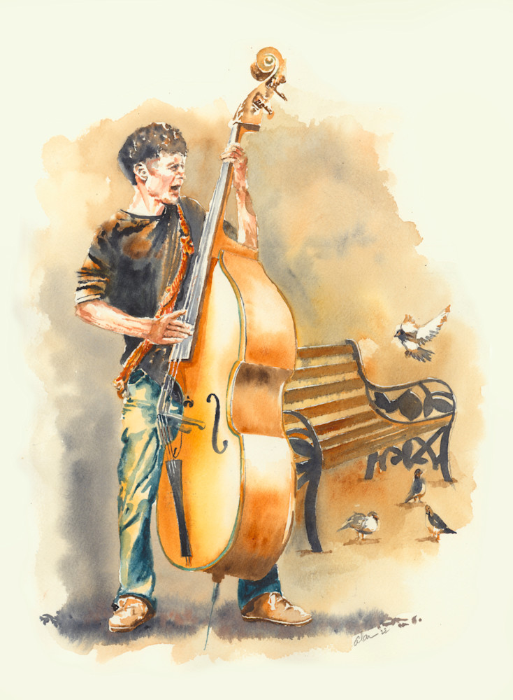 Bassist in the Park