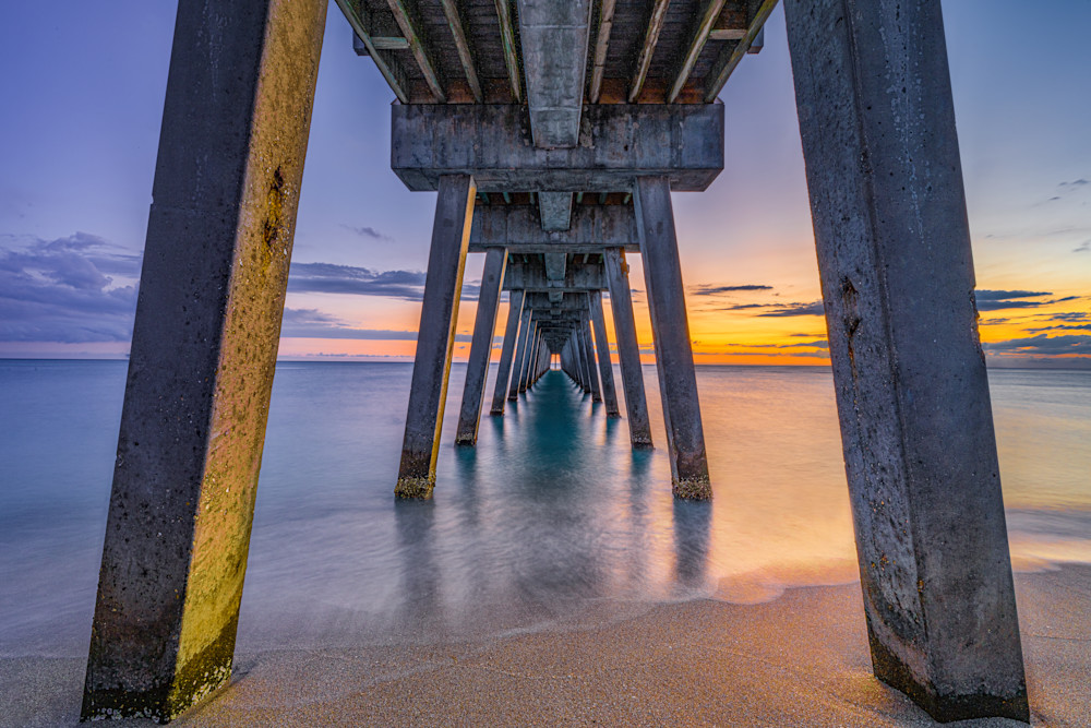 Venice Beach Pier At Sunset Photography Art | David Downs Photography LLC