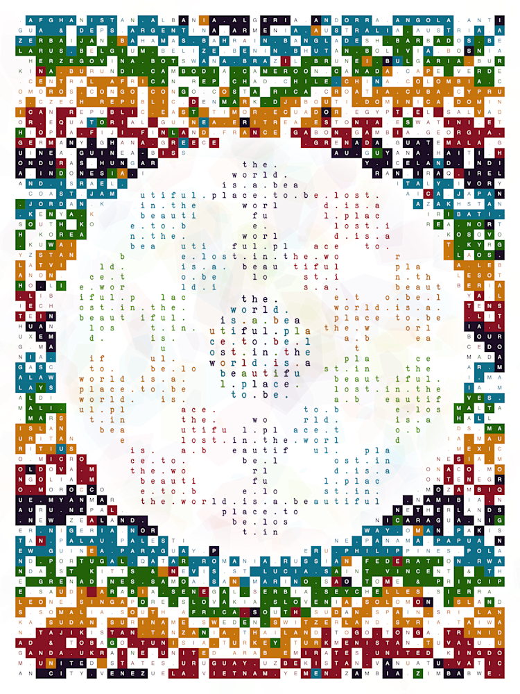 The World Mandala Generative Code Art
