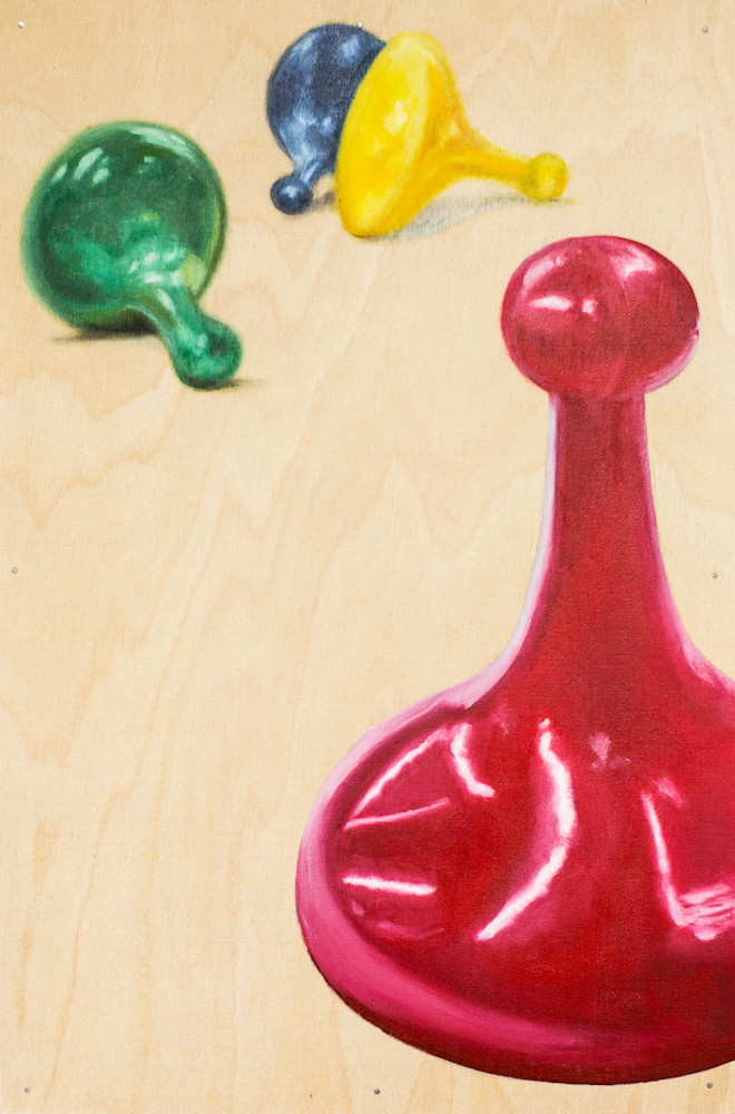 Sorry game piece fine art print of an oil painting