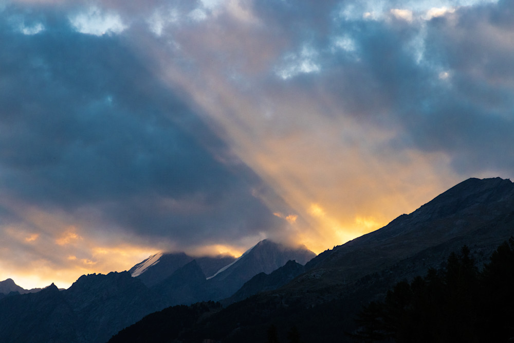 Sunrise In The Swiss Alps Art | Leiken Photography