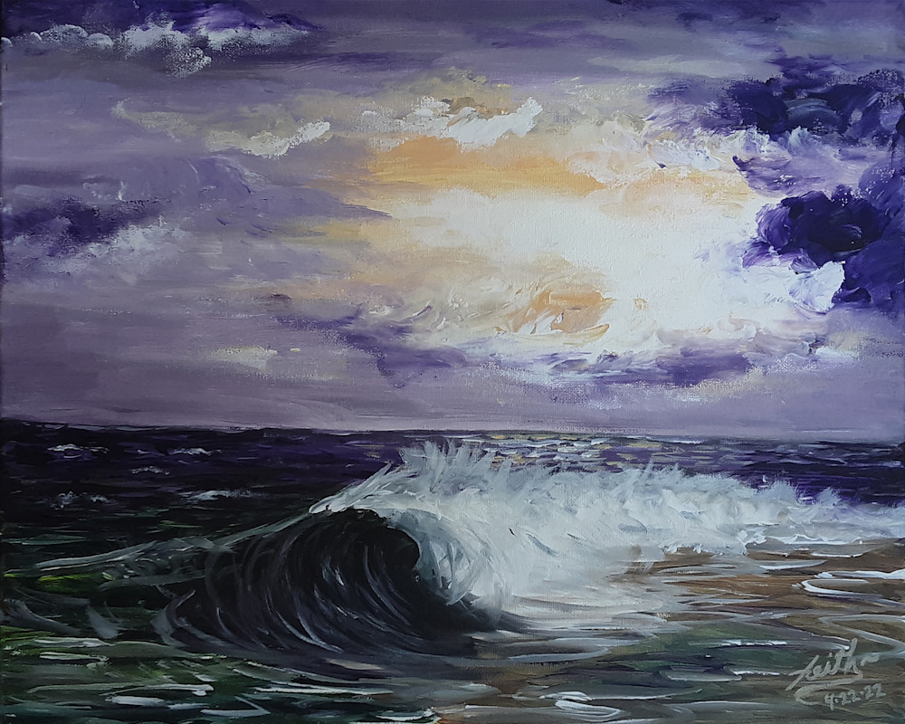 Stormy Beach Art | keithpiccolo