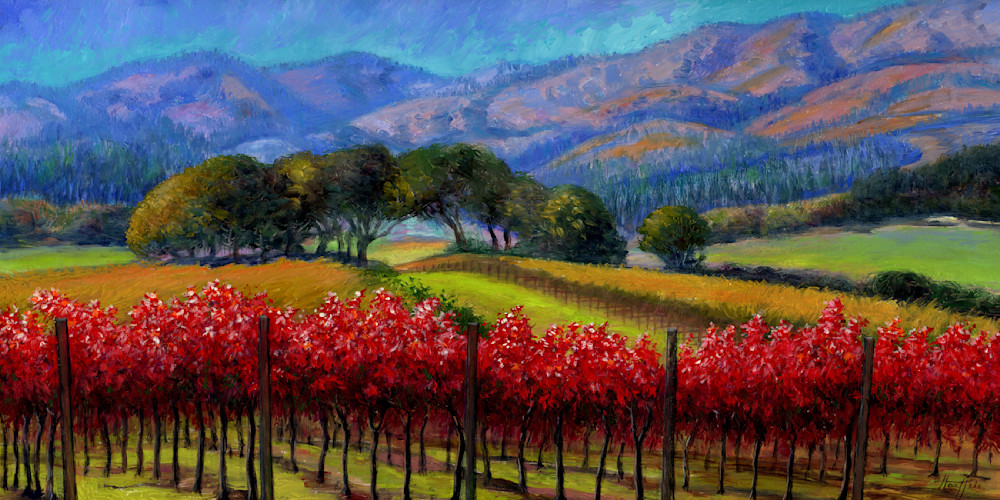 Kunde Autumn Vines Art | Oilartist - Haeffele Fine Art