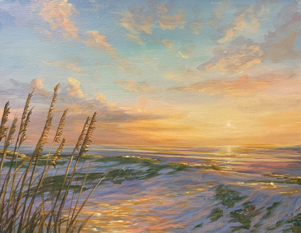 A Moment In Time Original Acrylic Painting By Sunscapes Art