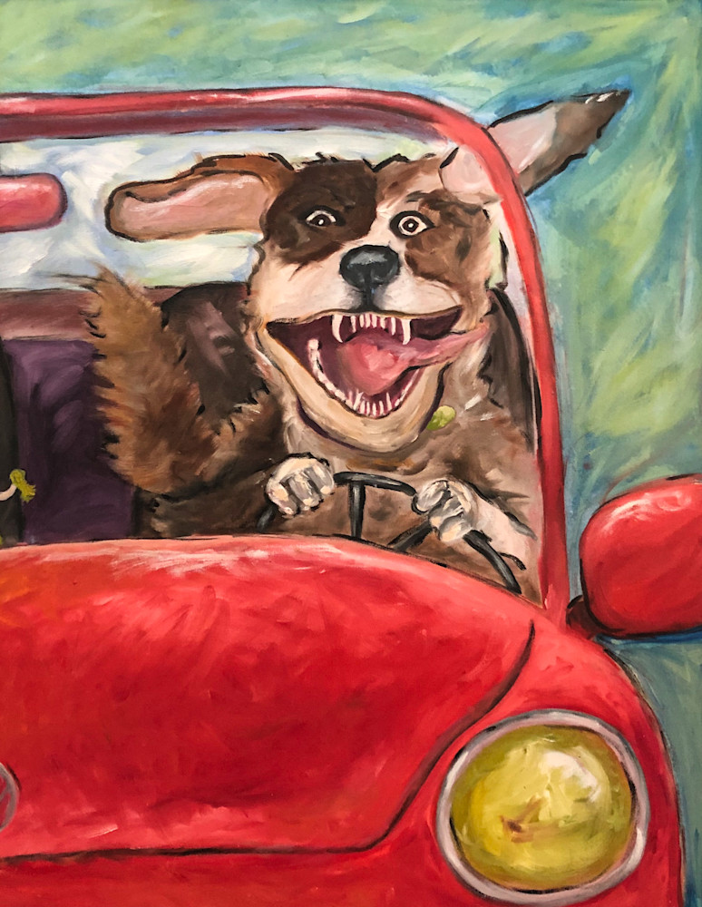 I'll Drive Art | Paintings by Kathy Webb/Whimsy Fit