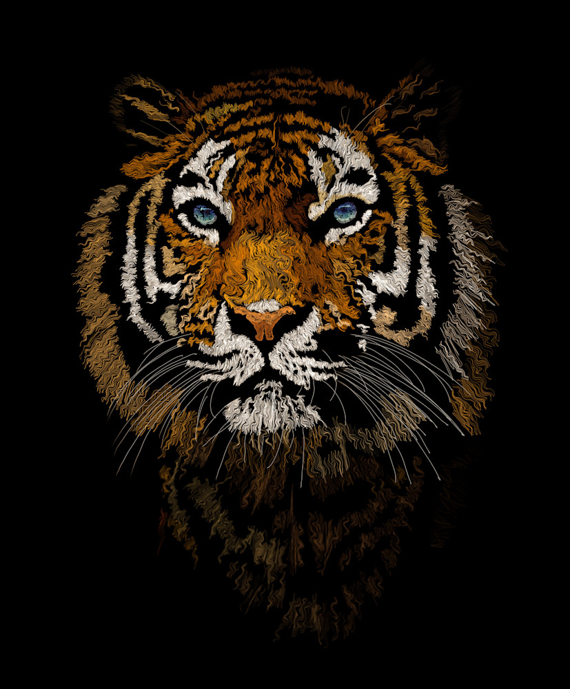 El Tigre (portrait print)