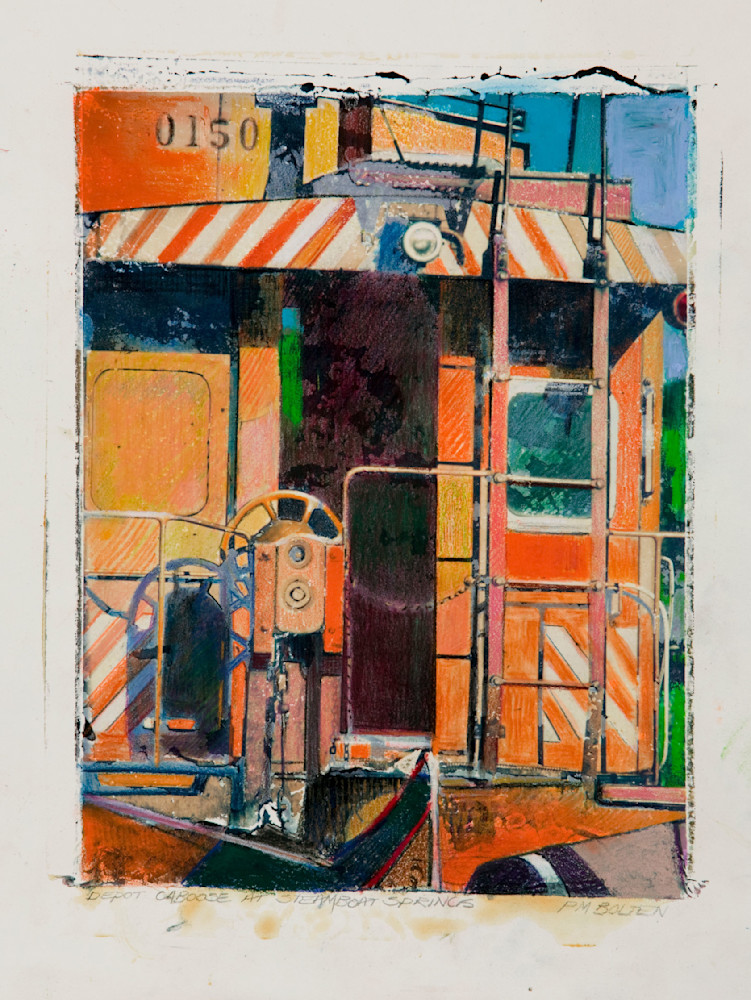 Depot Caboose Art | Patricia Murphy Bolten