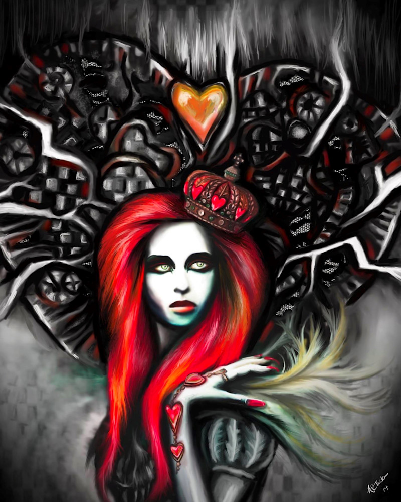 Queen Of Hearts Art | Amanda Tucker Artist