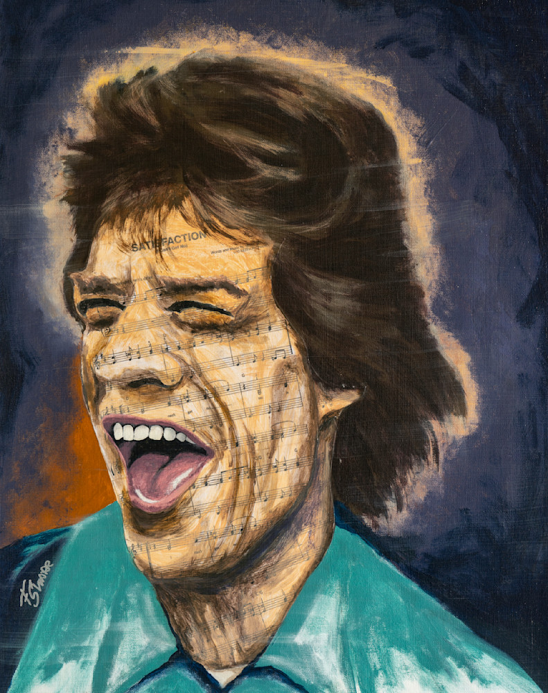 Mick Jagger Art | Frederick D Swarr LLC