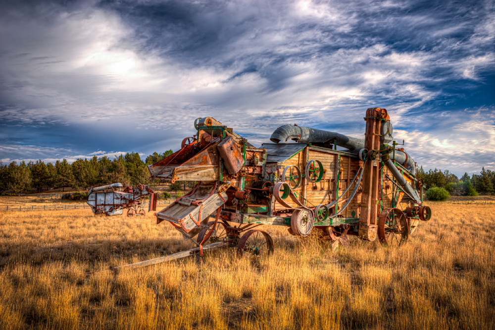 Old Harvester Photography Art | Robert Harker Photography