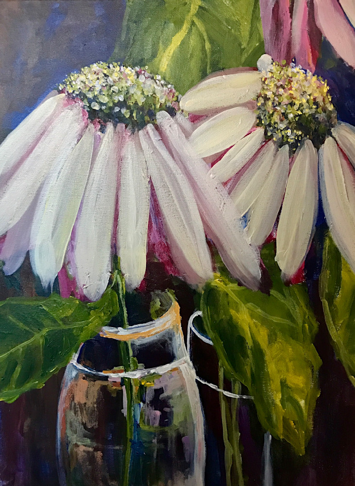 Daisy In A Jar Art | Sherry Harradence Artist