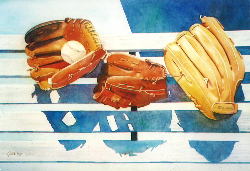 Family Baseball Art | Gina Lijoi Fine Art