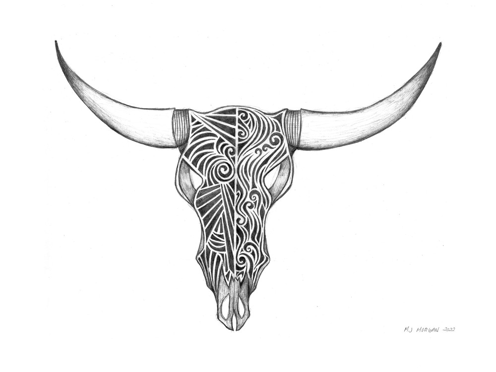 Cow Skull Decorative Art | Morgan Trading Company