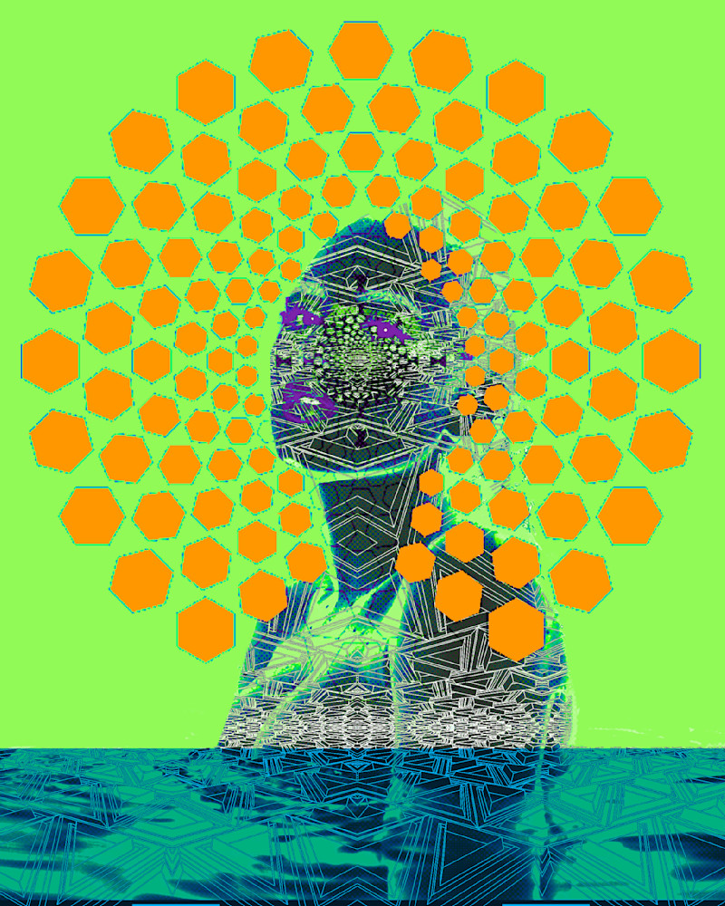 Siren   Digital Collage Art | Andrade Art Works , INC.