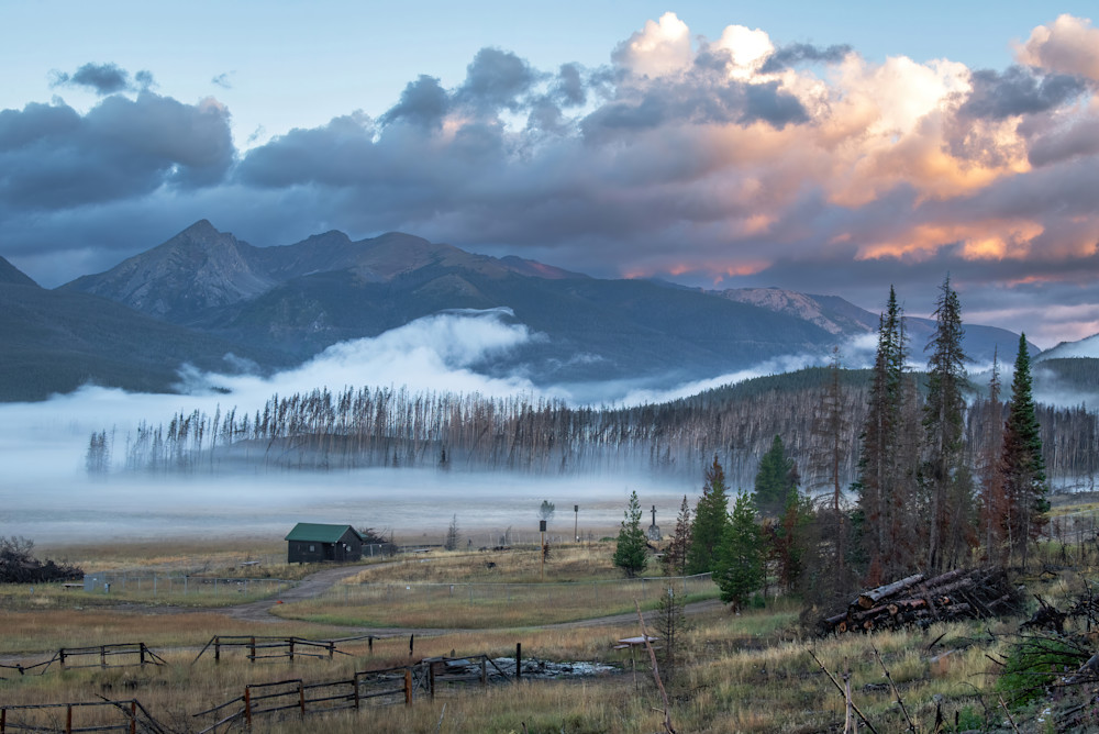Moody Landscape Photography Art from Grand Lake, Colorado. 