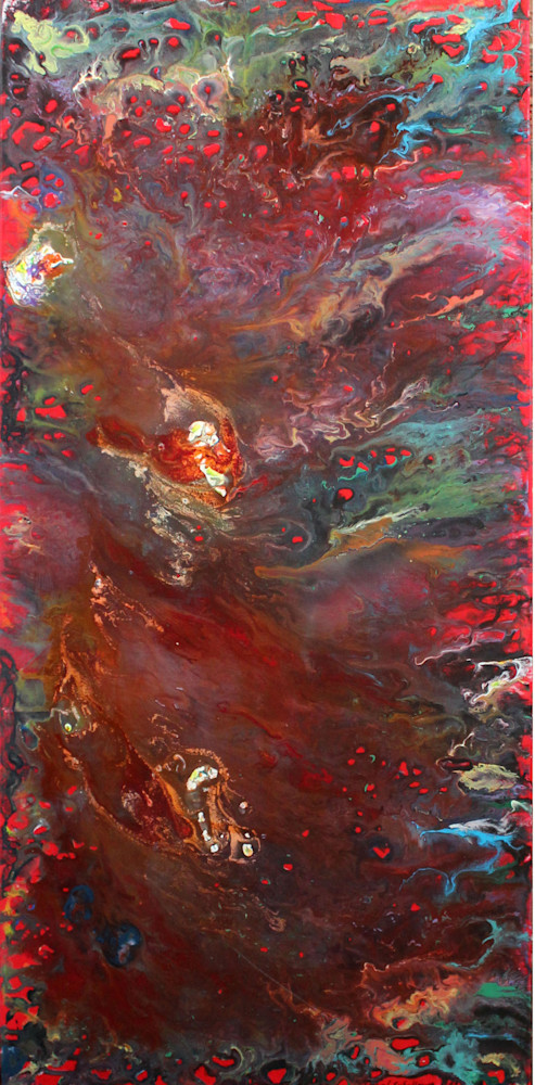 Red Marble Art | Art by Dan Solloway
