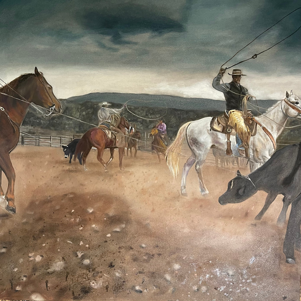 Round Up Time - Cowboy Art | Jay Decker Art