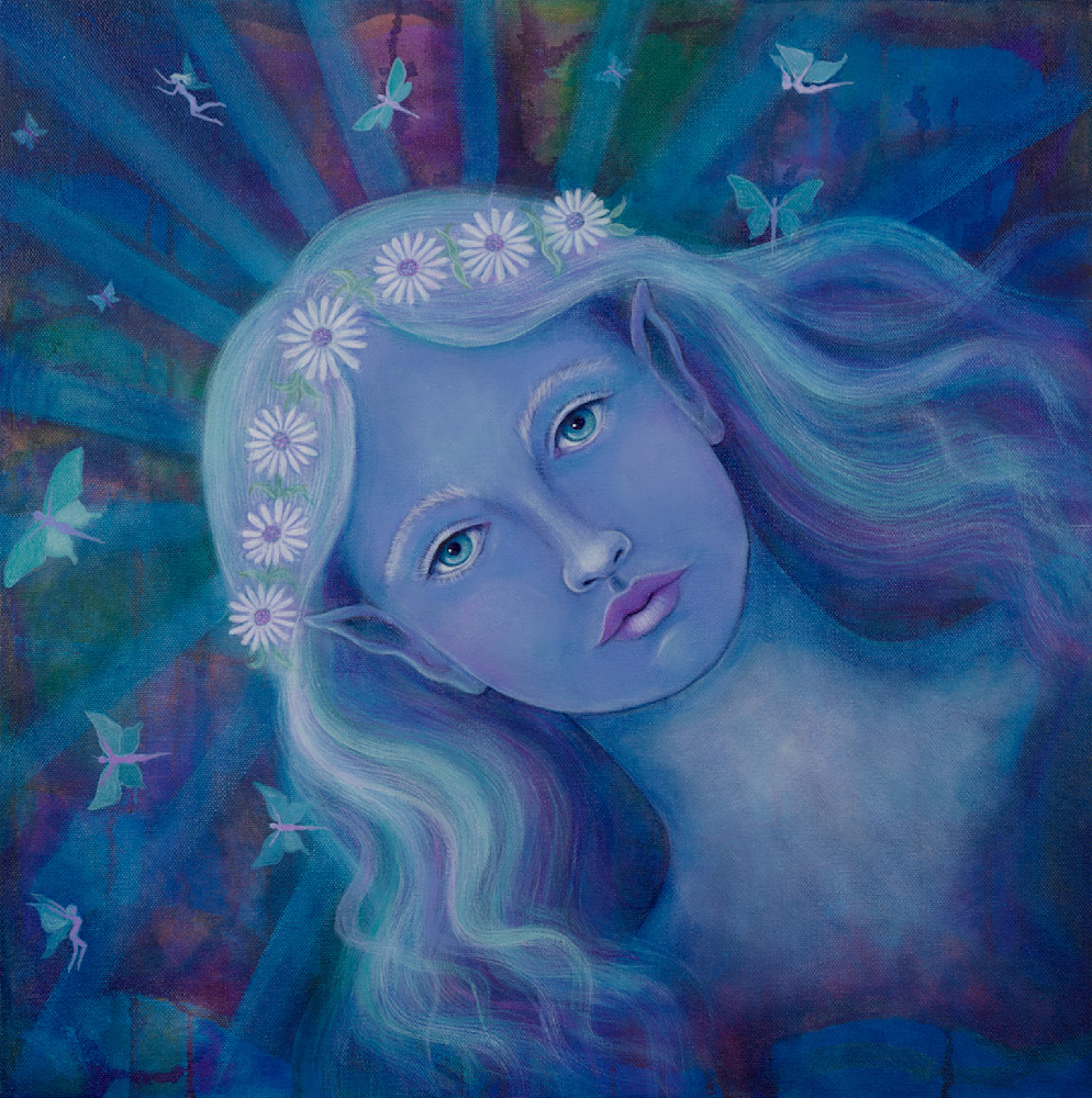 Blue Fairy Art | Juniper Mainelis