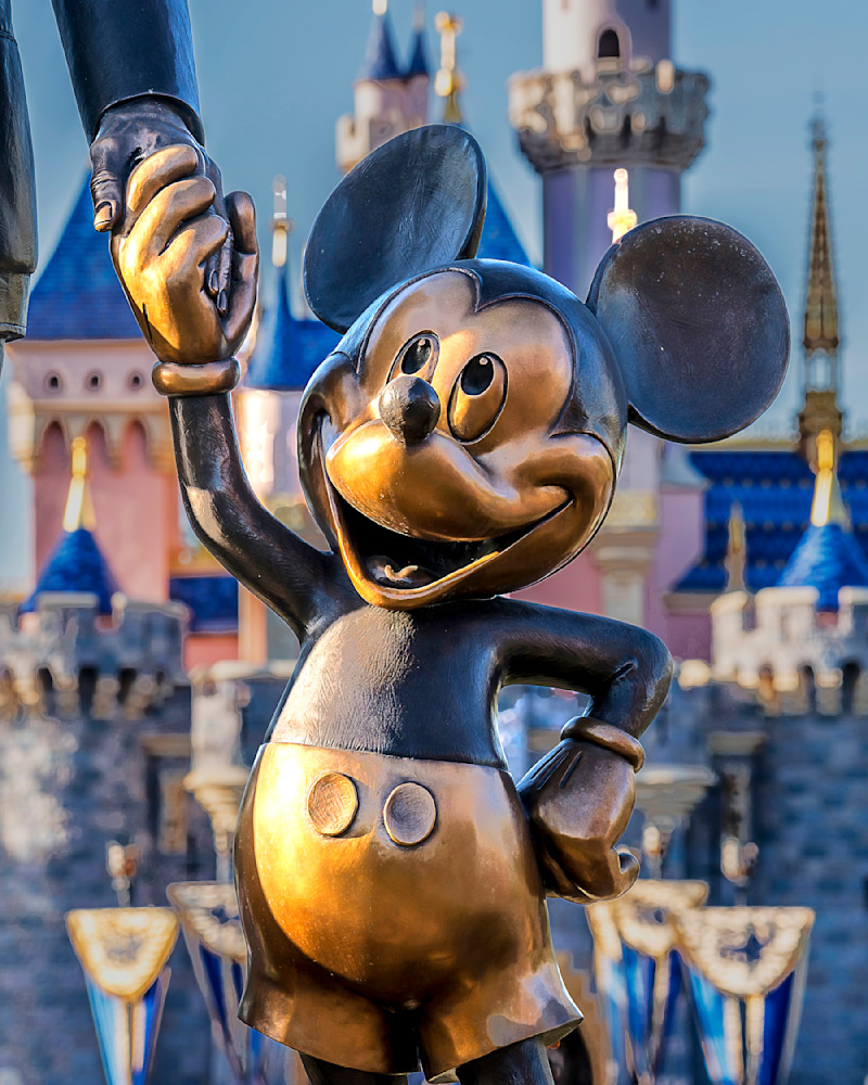 Mickey Mouse And Sleeping Beauty Castle Photography Art | William Drew Photography