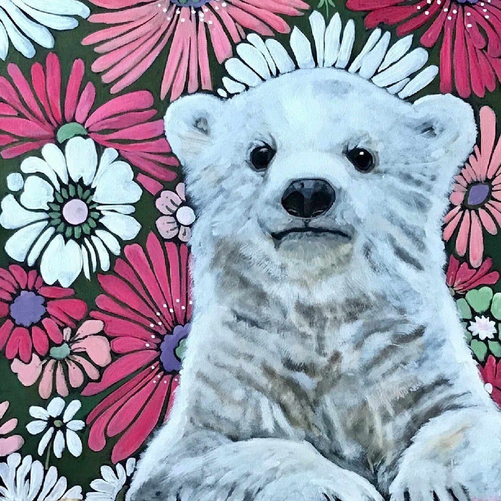 Penelope The Polar Bear ~ Wallflower Series Art | Toril Art