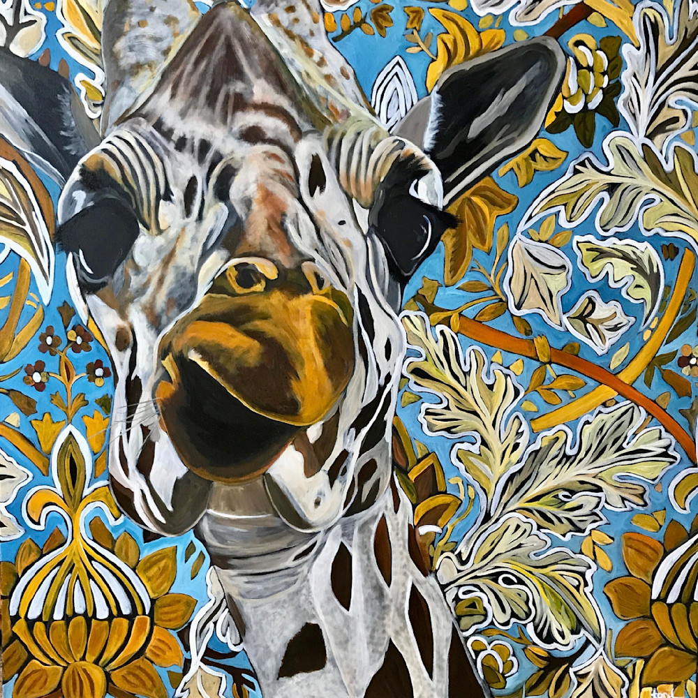Geraldine The Giraffe ~ Wallflower Series Art | Toril Art